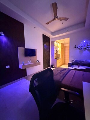 Living Room in 1 RK Apartment at Gaur City Mall, Sector 4 Greater Noida – for Sale