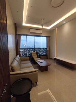 Living Room in 2 BHK Apartment at Alamdar The Auro, Lower Parel – for Rent