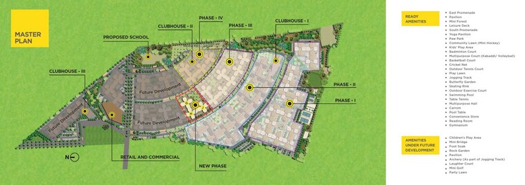Master Plan, provident-sunworth 2 Bedroom 883 Sq.Ft. Apartment In Mysore Road Bangalore 10432807