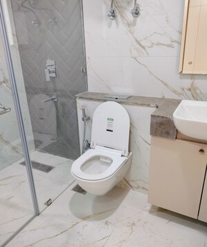 Bathroom in 3 BHK Apartment at M3M Heights, Sector 65 – for Rent