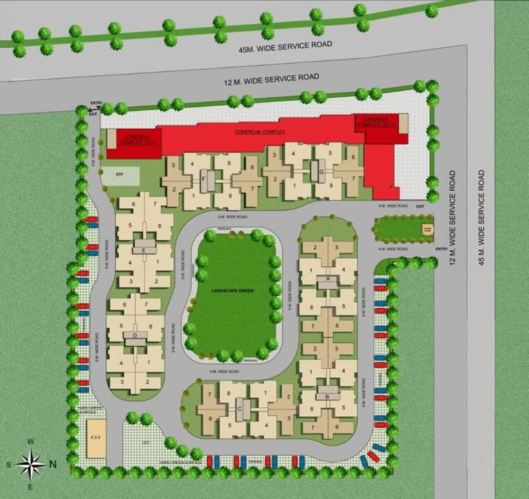 Master Plan, terra-lavinium 2 Bedroom 650 Sq.Ft. Apartment In Sector 75 Faridabad 10432371