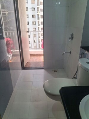 Bathroom in 1 BHK Apartment at Paranjape Blue Ridge, Hinjewadi – for Rent