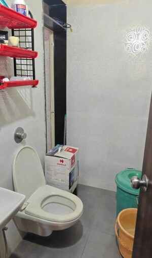 Bathroom in 2 BHK Apartment at Suncity Avenue, Kharghar – for Rent
