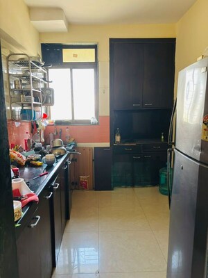 Kitchen in 1 BHK Apartment at Raunak Bliss B2, Ghodbunder Road – for Rent