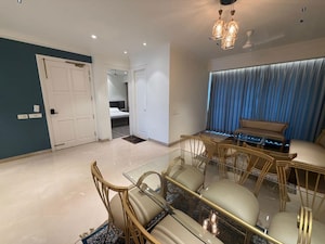 Dining area in 3 BHK Builder Floor at Sector 7 – for Rent