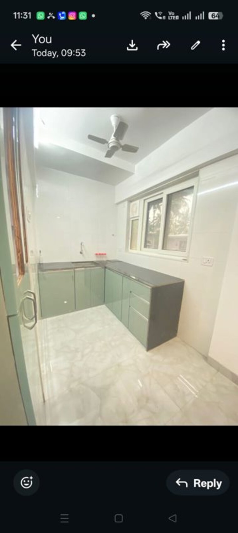 Kitchen, sandesh nagar 2 Bedroom 864 Sq.Ft. Apartment In Sandesh Nagar Mumbai 10435586