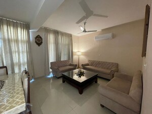Living Room in 3 BHK Apartment at Sushma Elite Cross, Dhakoli – for Rent