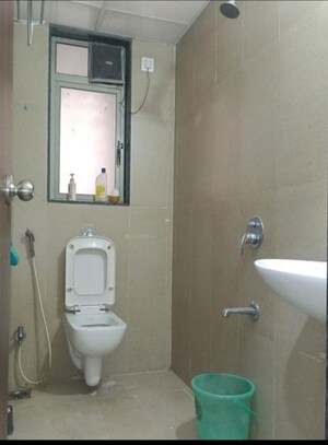 Bathroom in 3 BHK Apartment at Kalpataru Hills, Manpada – for Rent