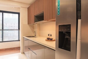 Kitchen in 2 BHK Apartment at Mahindra Rainforest, Bhandup West – for Sale