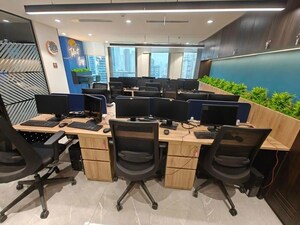 Team Area in  Office Space at One Lodha Place, Lower Parel – for Rent