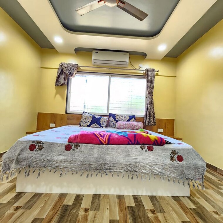 Bedroom, silver-estate-chs 2 Bedroom 850 Sq.Ft. Apartment In Bibwewadi Pune 10435747