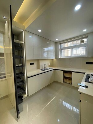 Kitchen in 3 BHK Apartment at Sector 13 Dwarka – for Rent