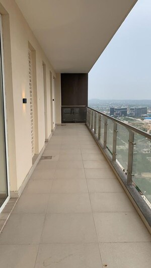 Balcony in 3 BHK Apartment at Mahindra Luminare, Sector 59 – for Rent