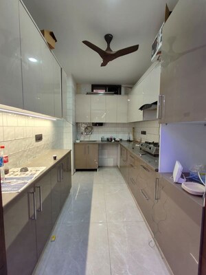 Kitchen in 3 BHK Builder Floor at Kalkaji – for Rent