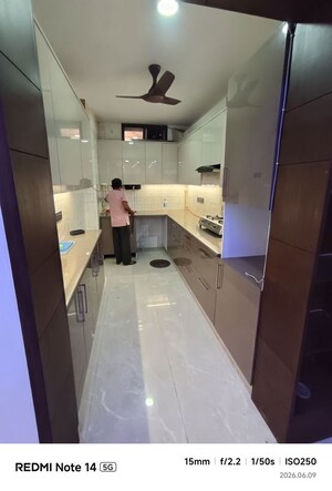 Kitchen in 3 BHK Builder Floor at Kalkaji – for Rent
