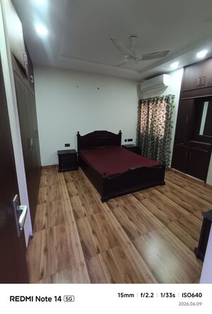 Master Bedroom in 3 BHK Builder Floor at Kalkaji – for Rent