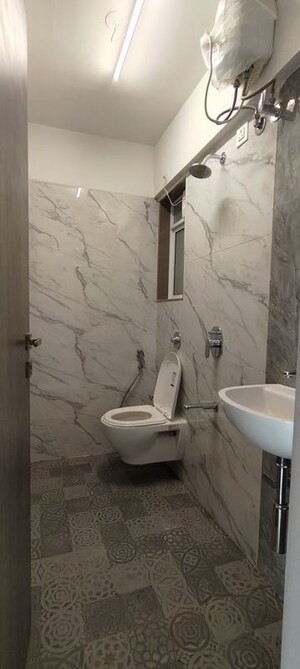 Bathroom in 1 BHK Apartment at Adityaraj Prime, Vikhroli East – for Rent