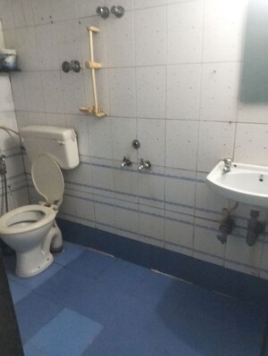 Bathroom in 2 BHK Apartment at Gaurav Residency, Mira Road – for Rent