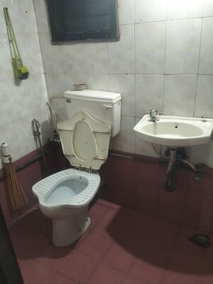 Bathroom in 2 BHK Apartment at Gaurav Residency, Mira Road – for Rent