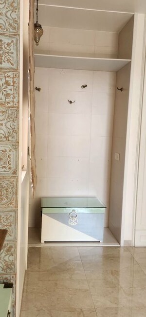Bathroom in 3 BHK Apartment at Hiranandani Estate Rodas Enclave, Ghodbunder Road – for Rent