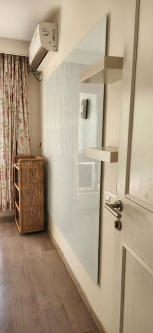 Bathroom in 3 BHK Apartment at Hiranandani Estate Rodas Enclave, Ghodbunder Road – for Rent