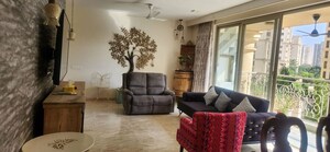 Living Room in 3 BHK Apartment at Hiranandani Estate Rodas Enclave, Ghodbunder Road – for Rent