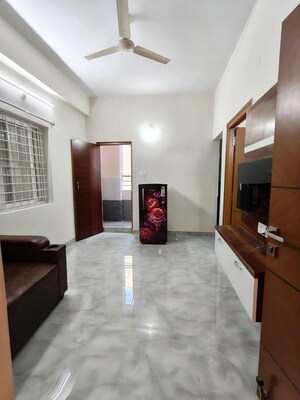 Living Room in 1 BHK Apartment at BM Residency Kondapur, Kondapur – for Rent