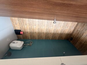 Bathroom in 1 BHK Apartment at Lodha Crown Quality Homes, Majiwada – for Rent