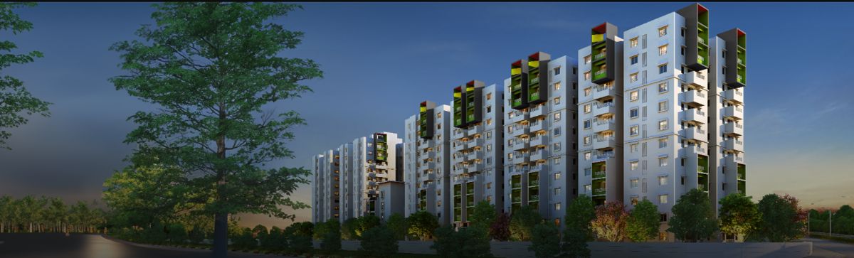 2 BHK 1255 Sq.Ft. Apartment in Ramky One Orbit