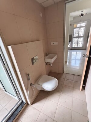 Bathroom in 2 BHK Apartment at Godrej Emerald, Ghodbunder Road – for Rent