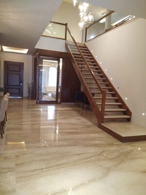 Staircase in 5 BHK Villa at New Chandigarh – for Sale