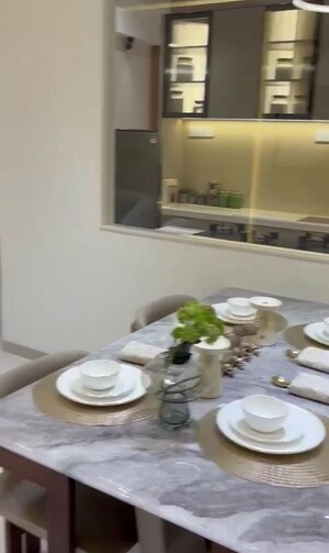 Furnished Amenities in 1 BHK Apartment at Om Vakratunda Residency CHS Ltd, Kolshet Road – for Sale