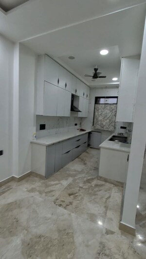 Kitchen in 3 BHK Builder Floor at Pitampura – for Rent