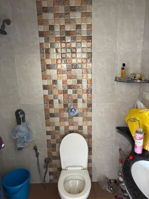 Bathroom in 2 BHK Apartment at Tharwani Rosa Bella, Kharghar – for Sale