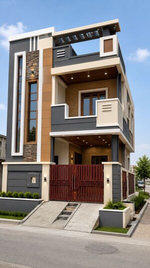 4 BHK Independent House – Exterior View View at Hema Nagar - for Sale