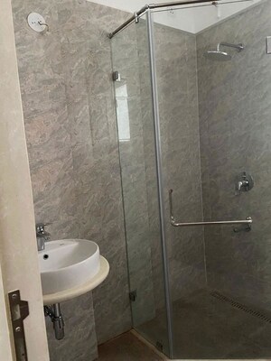 Bathroom in 3 BHK Apartment at VTP Solitaire, Baner – for Rent