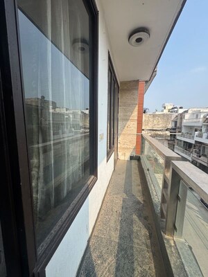 Balcony in 3 BHK Builder Floor at Greater Kailash I – for Rent
