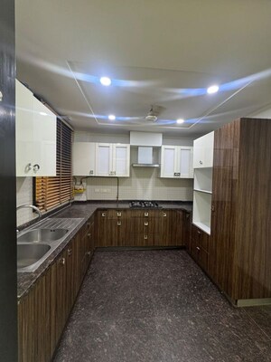 Kitchen in 3 BHK Builder Floor at Greater Kailash I – for Rent
