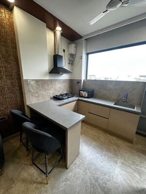 Kitchen in 1 BHK Builder Floor at Sector 52 – for Rent