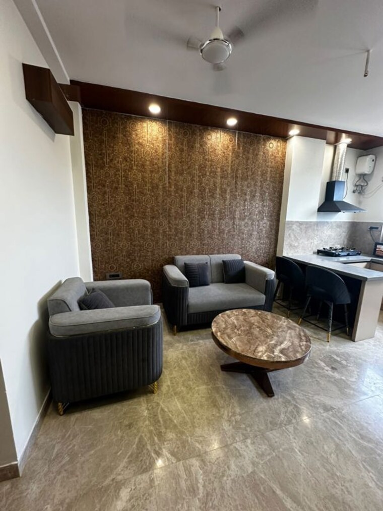 Living Room, sector 52 1 Bedroom 350 Sq.Ft. Builder Floor In Sector 52 Gurgaon 10436397