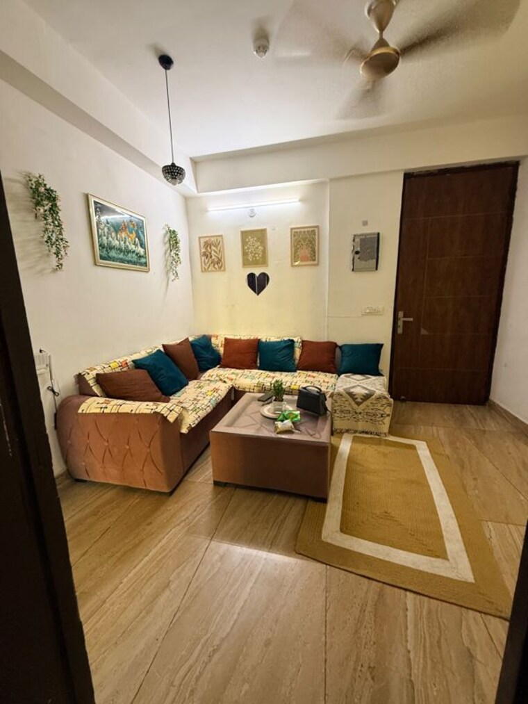 Living Room, gaur-atulyam-gravity 3 Bedroom 1120 Sq.Ft. Apartment In Omicron I Greater Noida Greater Noida 10435543