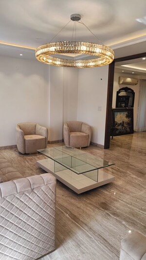 Living Room in 5 BHK Builder Floor at New Chandigarh – for Sale