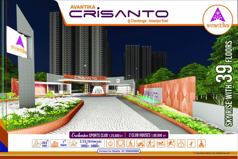Bedroom, avantika-aswani 2 Bedroom 1355 Sq.Ft. Apartment In Chanda Nagar Hyderabad 10436228