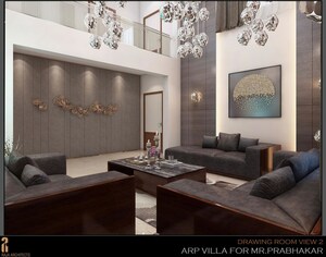 Living Room in 6 BHK Villa at Jubilee Hills – for Sale