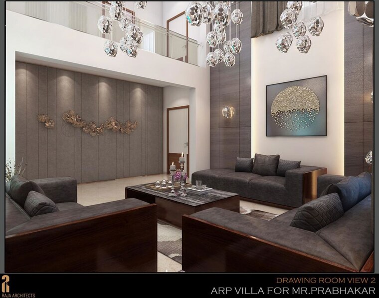 Living Room, jubilee hills 6 Bedroom 595 Sq.Yd. Villa In Jubilee Hills Hyderabad 10436440