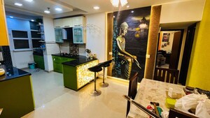 Living Room in 3 BHK Apartment at Amrapali Silicon City, Sector 76 – for Rent