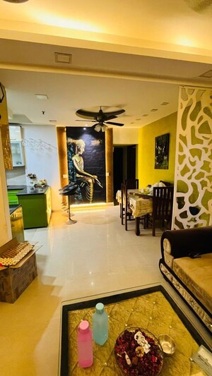 Living Room in 3 BHK Apartment at Amrapali Silicon City, Sector 76 – for Rent
