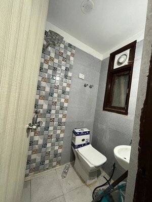 Bathroom in 2 BHK Builder Floor at Saket – for Rent