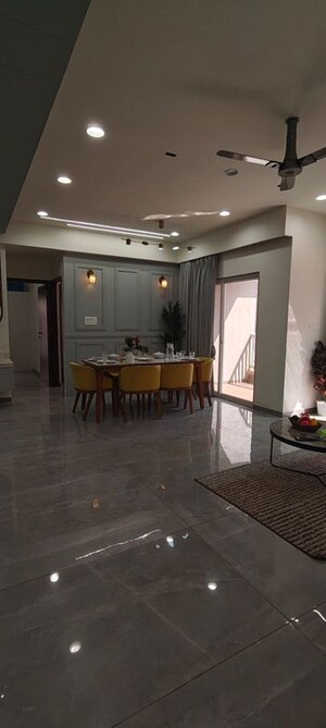 Living Room in 3 BHK Apartment at Aarna 48, Bhayli – for Sale