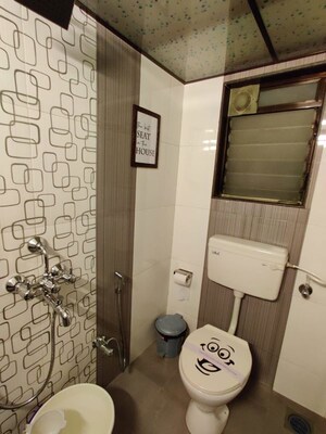 Bathroom in 3 BHK Apartment at Damji Shamji Shah Mahavir Classik, Powai – for Rent